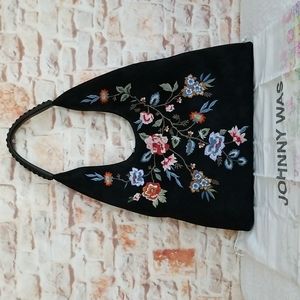 New Johnny Was Renata Soft Hobo Bag